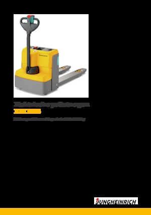 Gyslogkiséretű villástargoncák Jungheinrich EJE M15