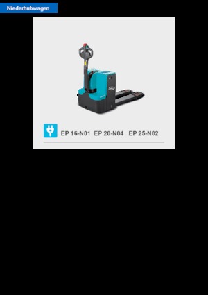 Gyslogkiséretű villástargoncák Baoli EP 25-N02