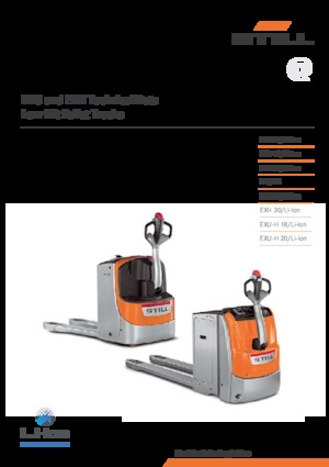 Gyslogkiséretű villástargoncák Still EXH 14