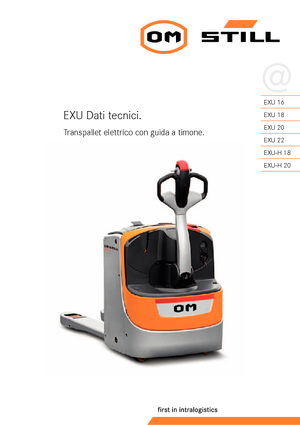 Gyslogkiséretű villástargoncák Still EXU 22