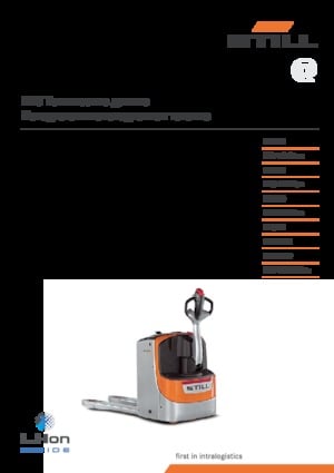 Gyslogkiséretű villástargoncák Still EXU-H 20