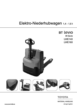 Gyslogkiséretű villástargoncák BT LWE 140