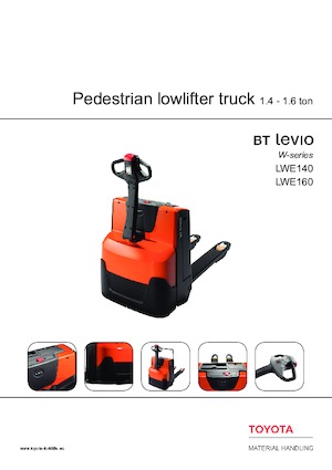 Gyslogkiséretű villástargoncák BT LWE 160
