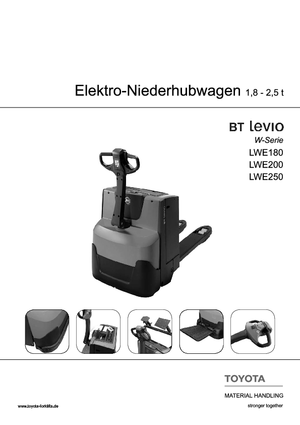 Gyslogkiséretű villástargoncák BT LWE 180