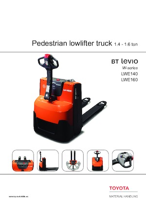 Gyslogkiséretű villástargoncák Toyota LWE160