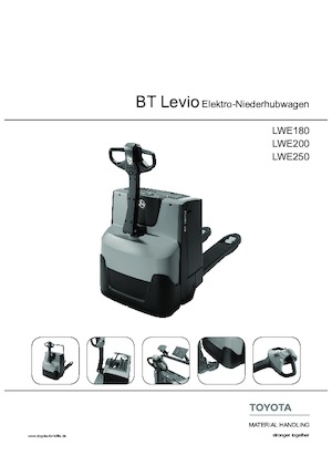 Gyslogkiséretű villástargoncák Toyota LWE200