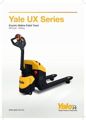 Gyslogkiséretű villástargoncák Yale MP15UX