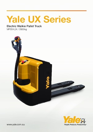 Gyslogkiséretű villástargoncák Yale MP20KUX