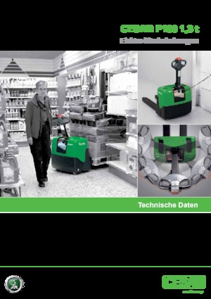 Gyslogkiséretű villástargoncák Cesab P 113