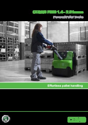 Gyslogkiséretű villástargoncák Cesab P 216