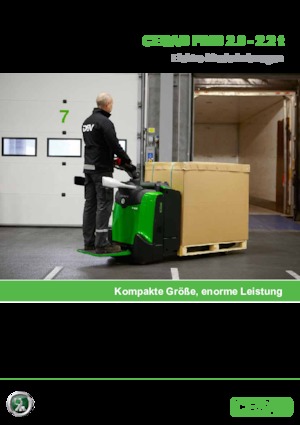 Gyslogkiséretű villástargoncák Cesab P 322