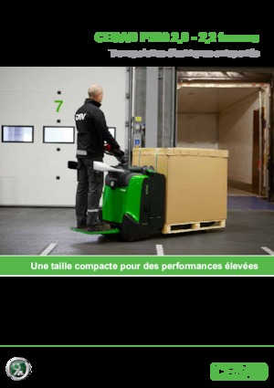 Gyslogkiséretű villástargoncák Cesab P 322