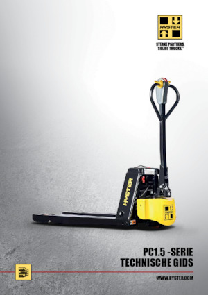 Gyslogkiséretű villástargoncák Hyster PC 1.5