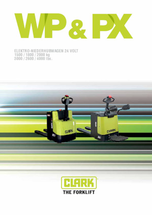 Gyslogkiséretű villástargoncák Clark PPFXS 20