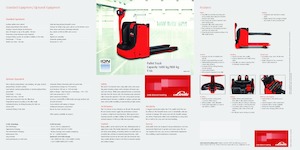 Gyslogkiséretű villástargoncák Linde T16L ION