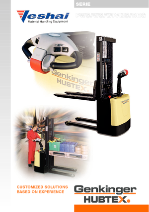 Gyslogkiséretű villástargoncák Genkinger VH-WS 12.5/25