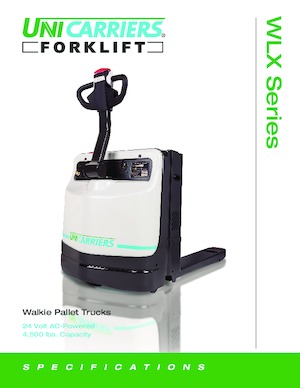 Gyslogkiséretű villástargoncák UniCarriers WLX45S(E)