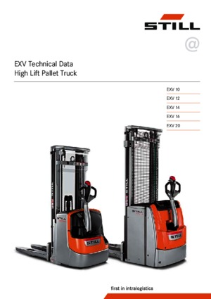 Gyalogkiséretű raklapemelák Still EXV 14 C