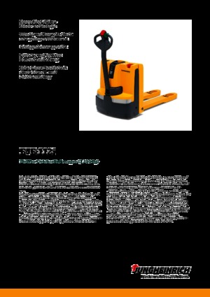 Gyslogkiséretű villástargoncák Jungheinrich EJE 112i