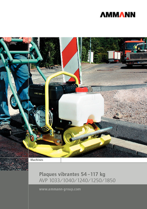 Egyirányú vibrolapok Ammann AVP 1240