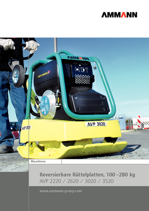 Kétirányú vibrolapok Ammann AVP 2220