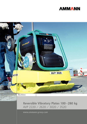 Kétirányú vibrolapok Ammann AVP 2220