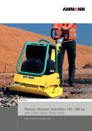Kétirányú vibrolapok Ammann AVP 2220