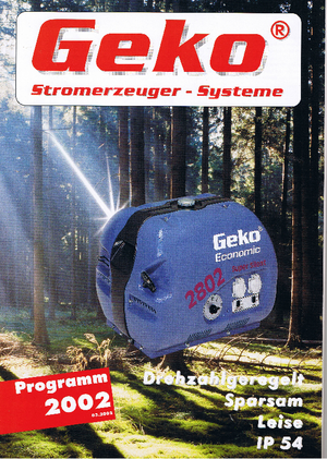 Benzines generátorok Geko ® 7002 ED-AA/HHBA*