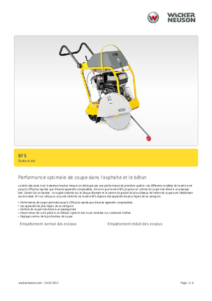 Burkolatvágók Wacker BFS 1350 A