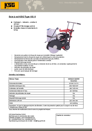 Burkolatvágók KSG-Maschinenbau KSG 461