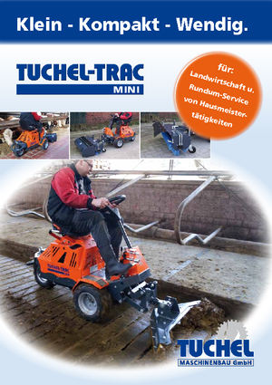 Benzines multifunkciós kommunális járművek Tuchel Mini H8