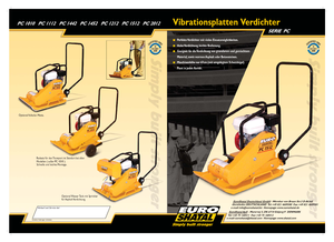 Egyirányú vibrolapok Shatal PC 1512