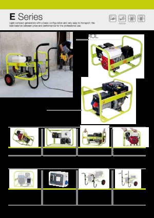 Benzines generátorok PRAMAC Lifter E 8000