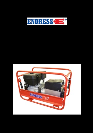 Benzines generátorok Endress ESE 1006 SDHS-DC ES / 30-300 A