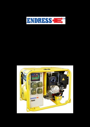 Benzines generátorok Endress ESE 604 DHG ES DIN