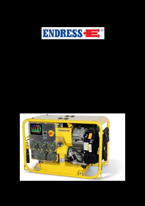 Benzines generátorok Endress ESE 904 DBG ES DIN