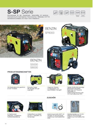 Benzines generátorok PRAMAC Lifter SP 8000