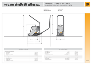 Egyirányú vibrolapok Vibromax VMF 70