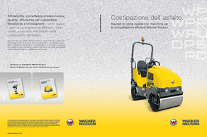 Egyirányú vibrolapok Wacker Neuson WP1550Aw