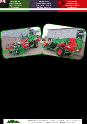 Palántafelszedők Basrijs Plant harvester medium large BRP/ML
