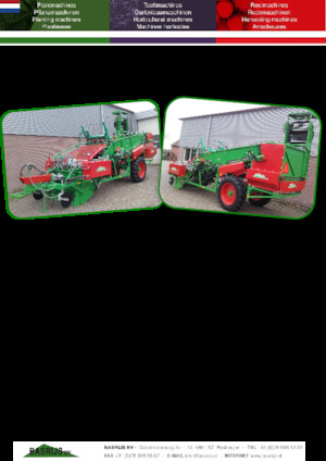Palántafelszedők Basrijs Plant harvester medium large BRP/ML