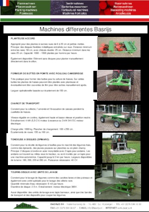 Ültetőgépek Basrijs Accord planter single with 2 small rollers