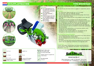 Ültetőgépek Basrijs Discplanter with conveyer belt