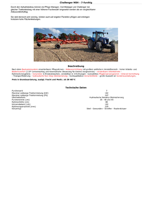 Ekék Kuhn Challenger 8E NSH