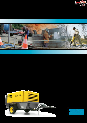 Mobilkompresszorok - dízel, elektromos, benzines Atlas Copco XAHS 186 Dd