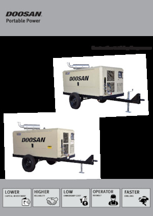 Mobilkompresszorok - dízel, elektromos, benzines Doosan DA400