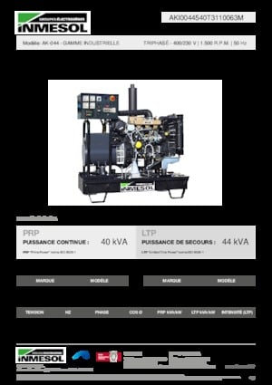 Dízel generátorok INMESOL AK-044