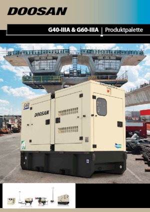 Dízel generátorok Doosan G80-IIIA 