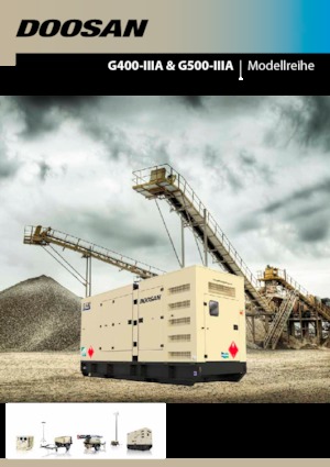 Dízel generátorok Doosan G500-IIIA  