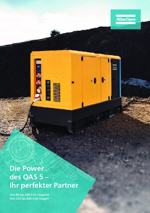 Dízel generátorok Atlas Copco QAS 5 80